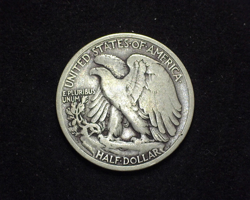 1920 D Walking Liberty Half Dollar F - US Coin