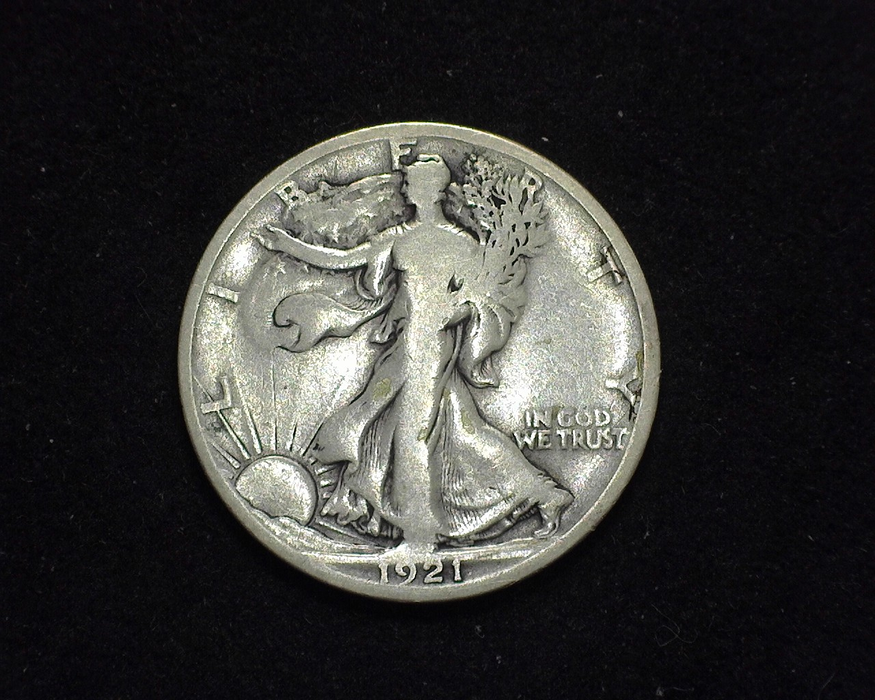 HS&C: 1921 D Half Dollar Walking Liberty VG Coin