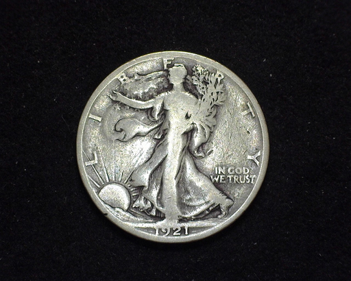 HS&C: 1921 S Half Dollar Walking Liberty VG Coin