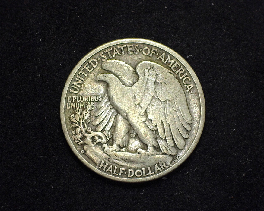 1928 S Walking Liberty Half Dollar F - US Coin