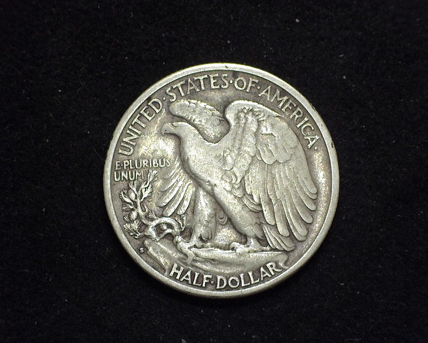 1929 S Walking Liberty Half Dollar F/VF - US Coin