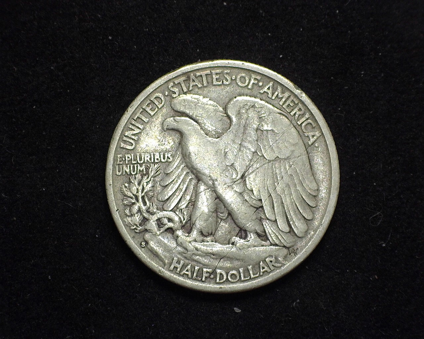 1929 S Walking Liberty Half Dollar F/VF - US Coin