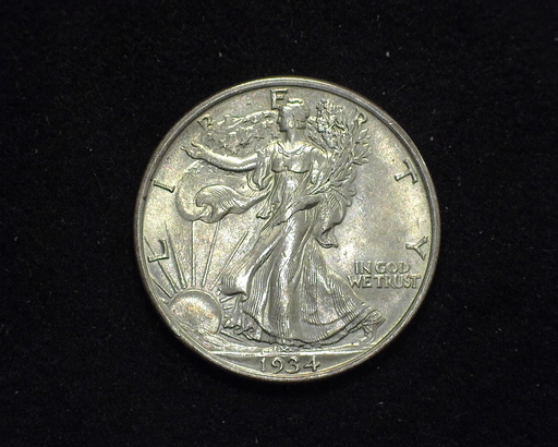 HS&C: 1934 Half Dollar Walking Liberty BU Coin