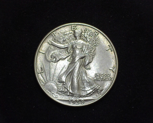 HS&C: 1938 Half Dollar Walking Liberty AU Coin