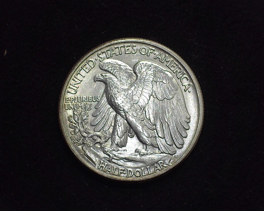 1939 D Walking Liberty Half Dollar BU, MS-64 - US Coin