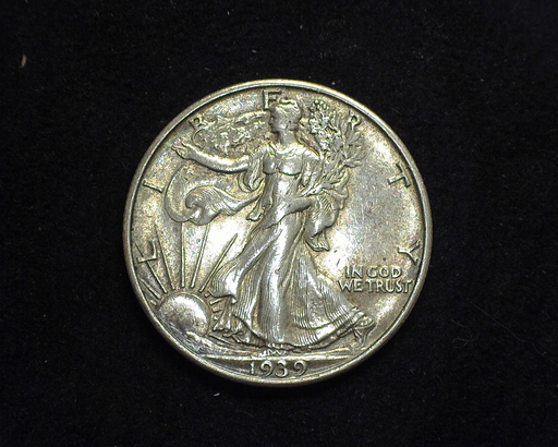 HS&C: 1939 S Half Dollar Walking Liberty AU Coin