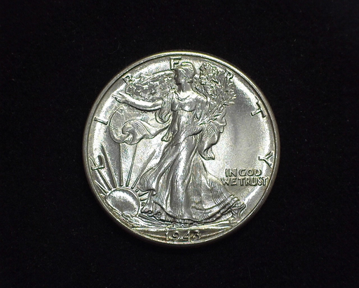 HS&C: 1943 Half Dollar Walking Liberty BU, MS-65 Coin