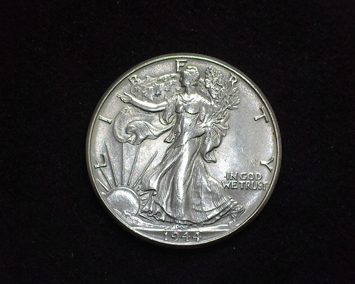 HS&C: 1944 Half Dollar Walking Liberty BU, MS-64 Coin