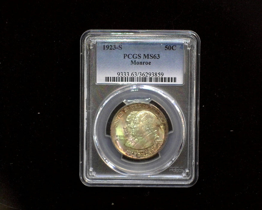 1923 Monroe S Commemorative PCGS-63 - US Coin