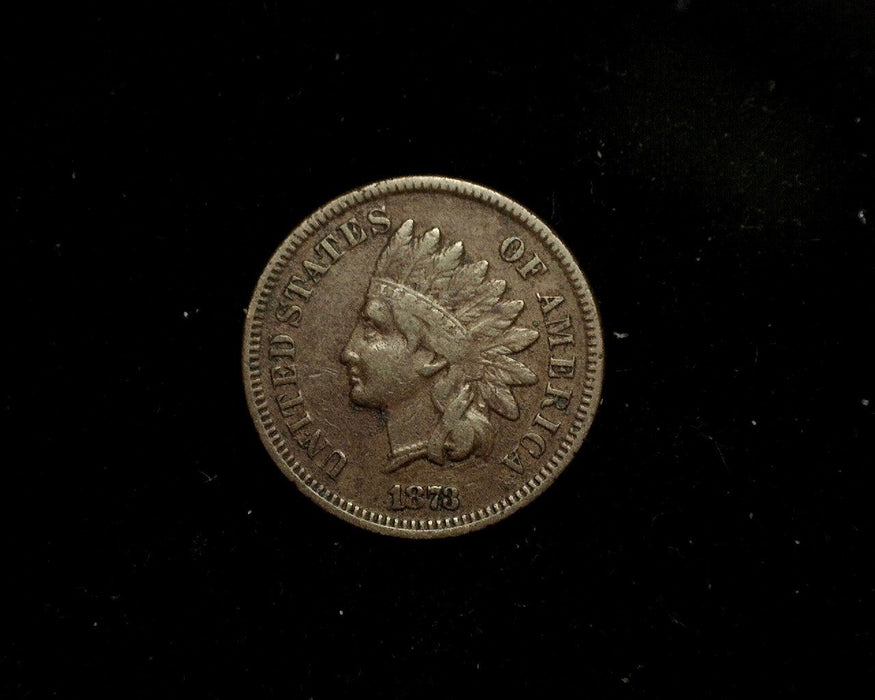 HS&C: 1873 Indian Head Cent/Penny F Coin