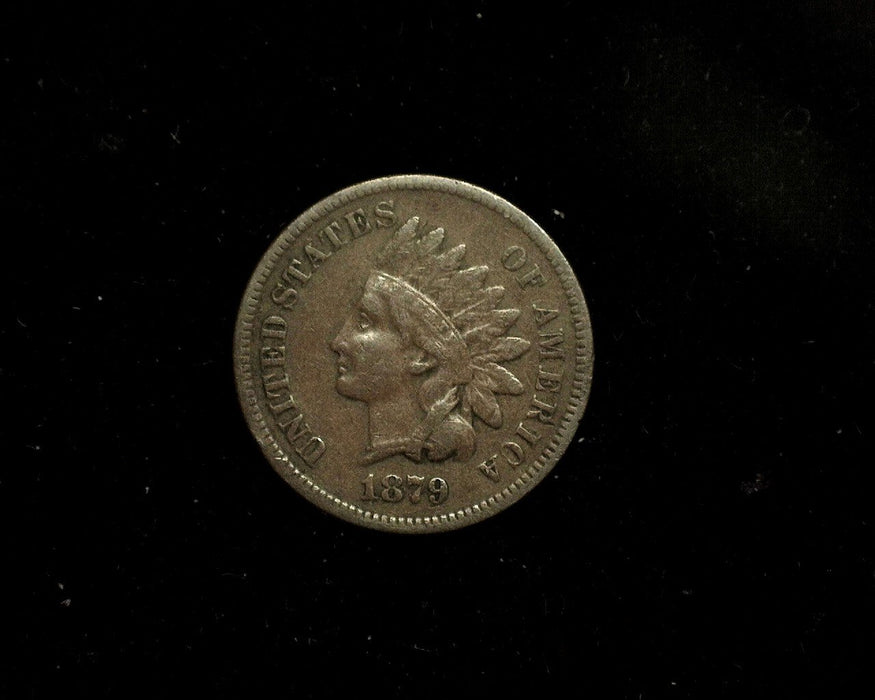 HS&C: 1879 Indian Head Cent/Penny F Coin