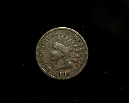 HS&C: 1884 Indian Head Cent/Penny F/VF Coin