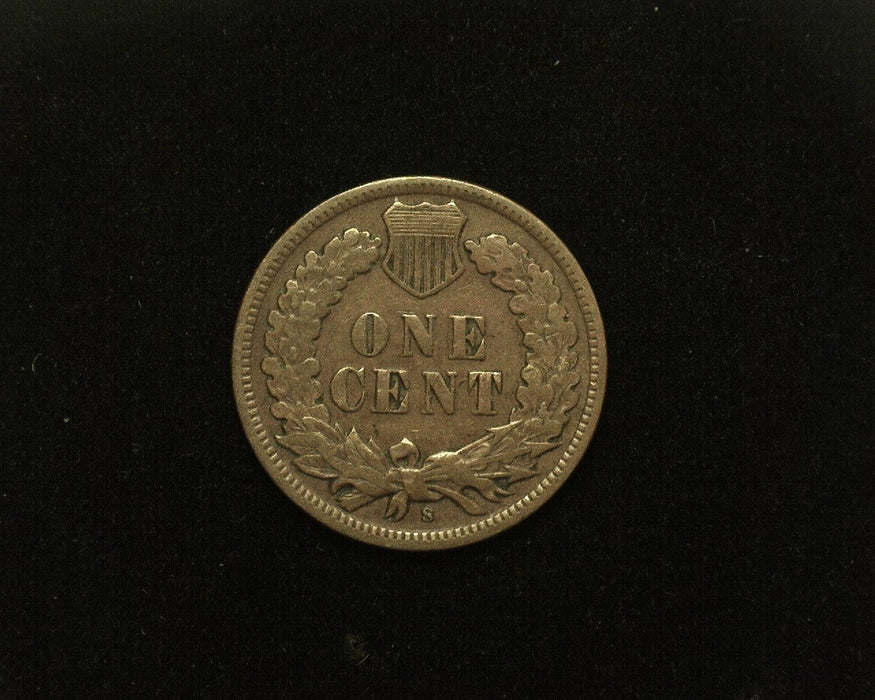 HS&C: 1908 S Indian Head Cent/Penny F Coin