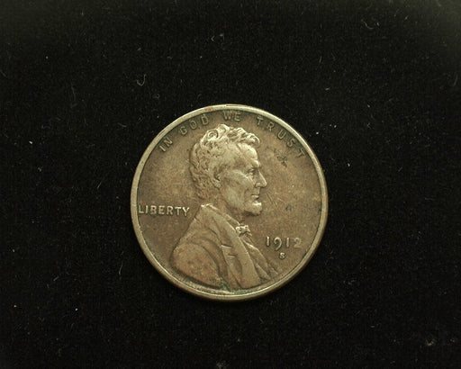 HS&C: 1912 S Lincoln Wheat Cent/Penny F Coin