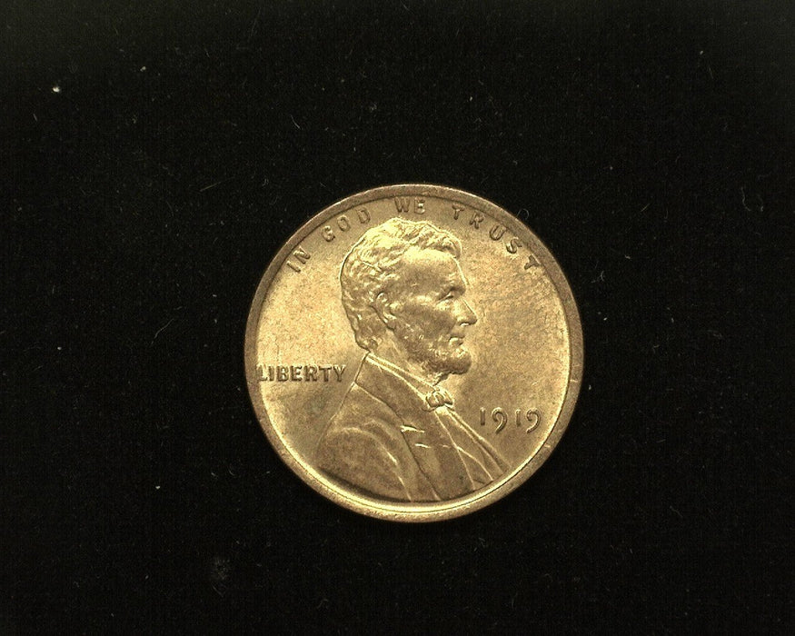 HS&C: 1919 P Lincoln Wheat Cent/Penny BU MS-63 Coin