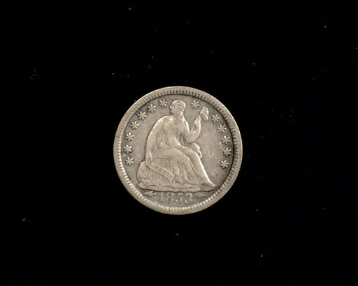 HS&C: 1853 O Arrows Liberty Seated Half Dime F Coin