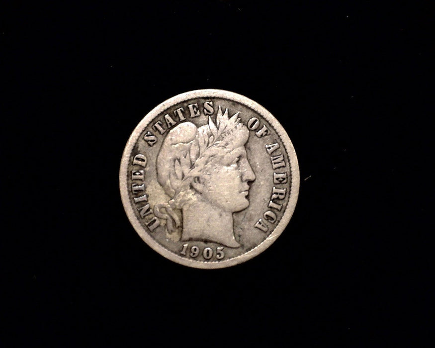 HS&C: 1905 P Barber Dime XF Coin