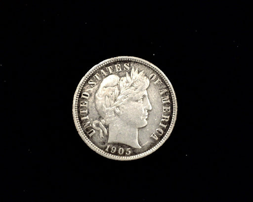 HS&C: 1905 S Barber Dime XF Coin