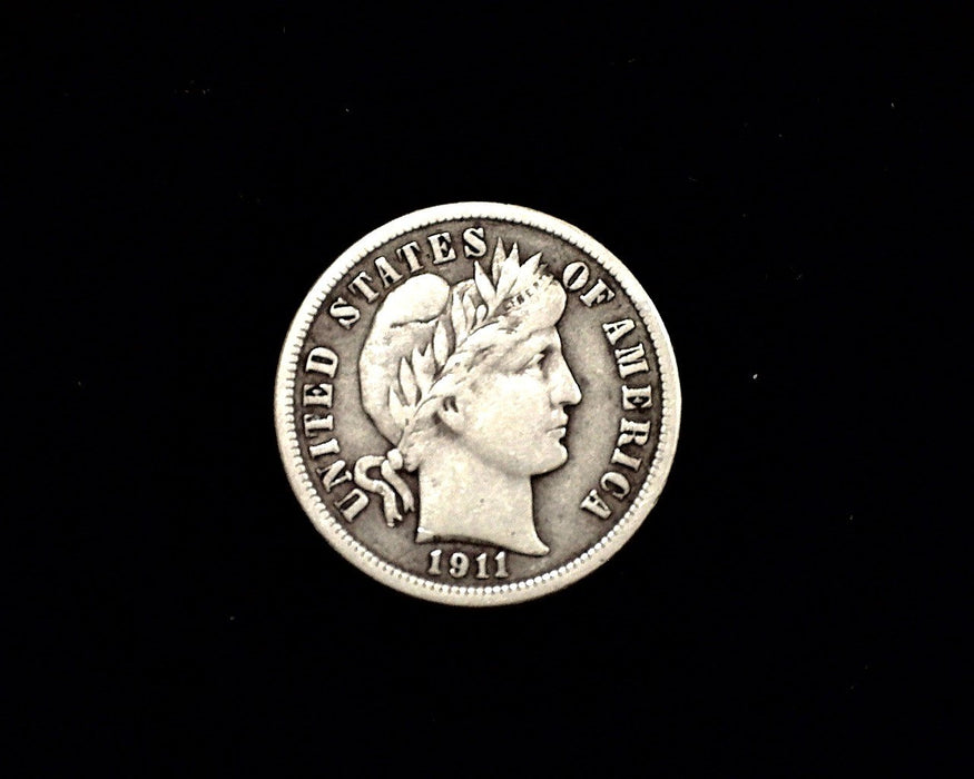 HS&C: 1911 P Barber Dime F Coin