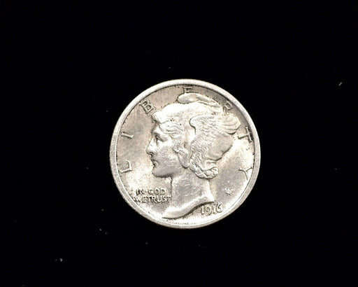 HS&C: 1916 P Mercury Dime AU Coin