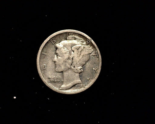 HS&C: 1918 D Mercury Dime F Coin