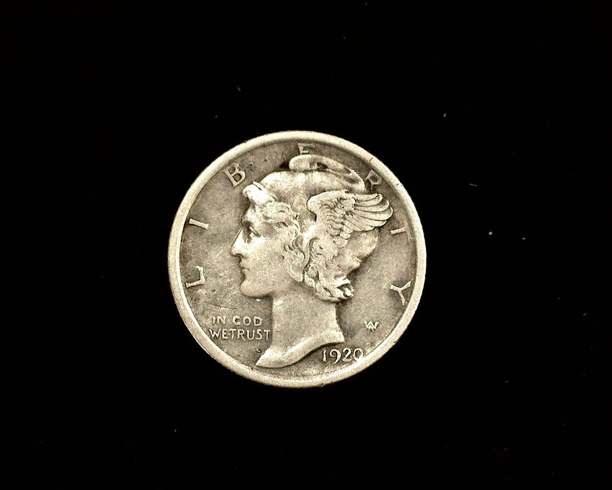 HS&C: 1920 P Mercury Dime VF Coin