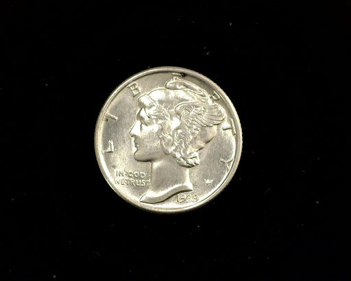 HS&C: 1939 P Mercury Dime BU MS-65 Coin