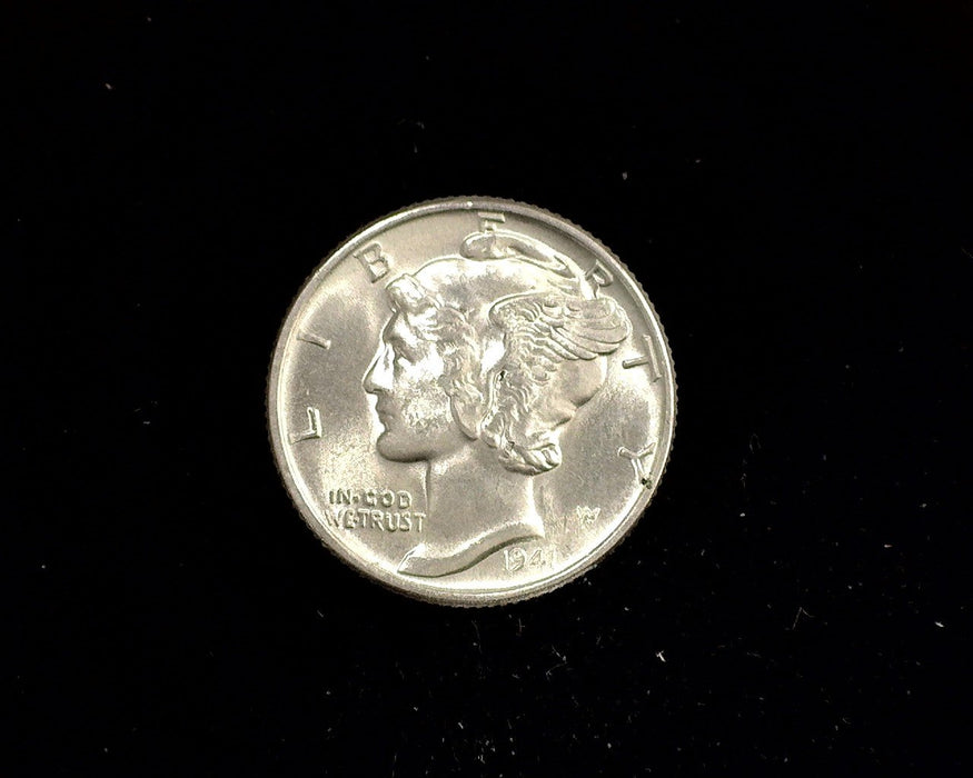 HS&C: 1941 P Mercury Dime BU FSB Choice Coin