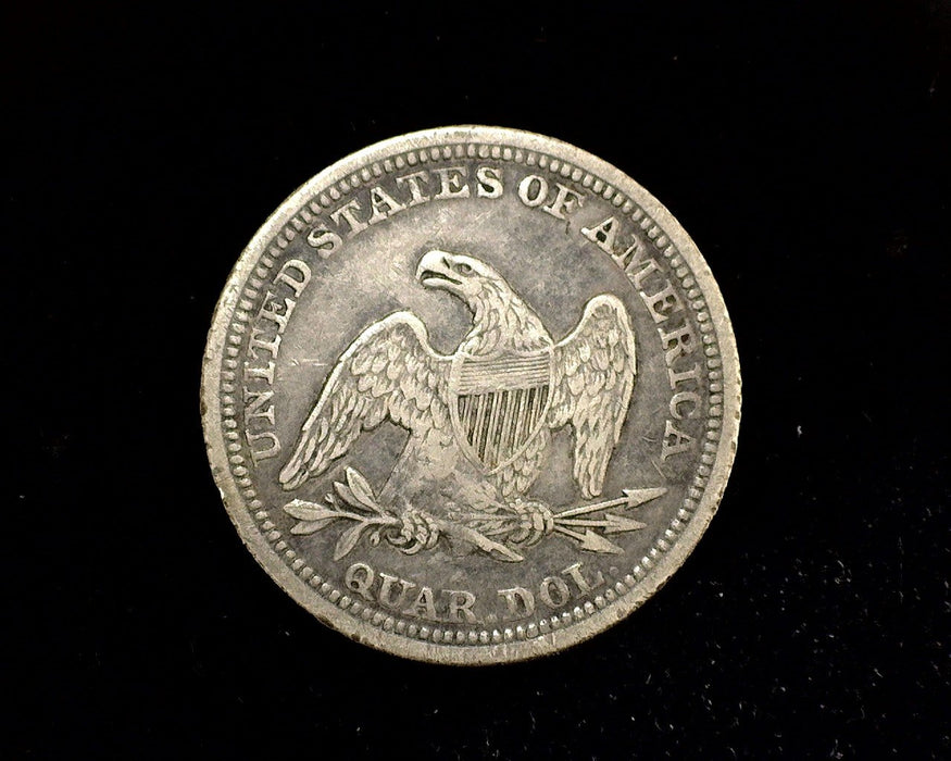 HS&C: 1857 Liberty Seated Quarter VF Coin