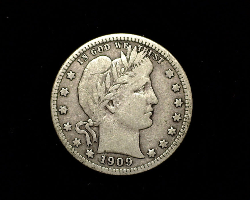 HS&C: 1909 D Barber Quarter F Coin