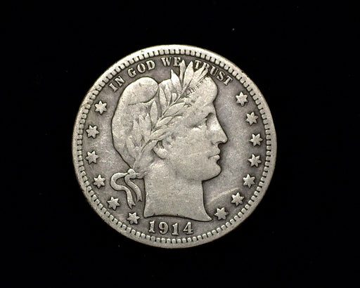 HS&C: 1914 P Barber Quarter F Coin