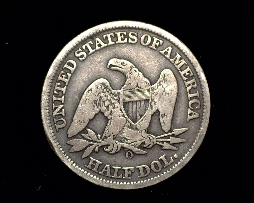 1858 O Liberty Seated Half Dollar VG - US Coin