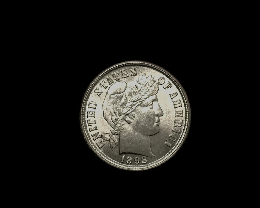 1892 Barber Dime BU MS-63 - US Coin