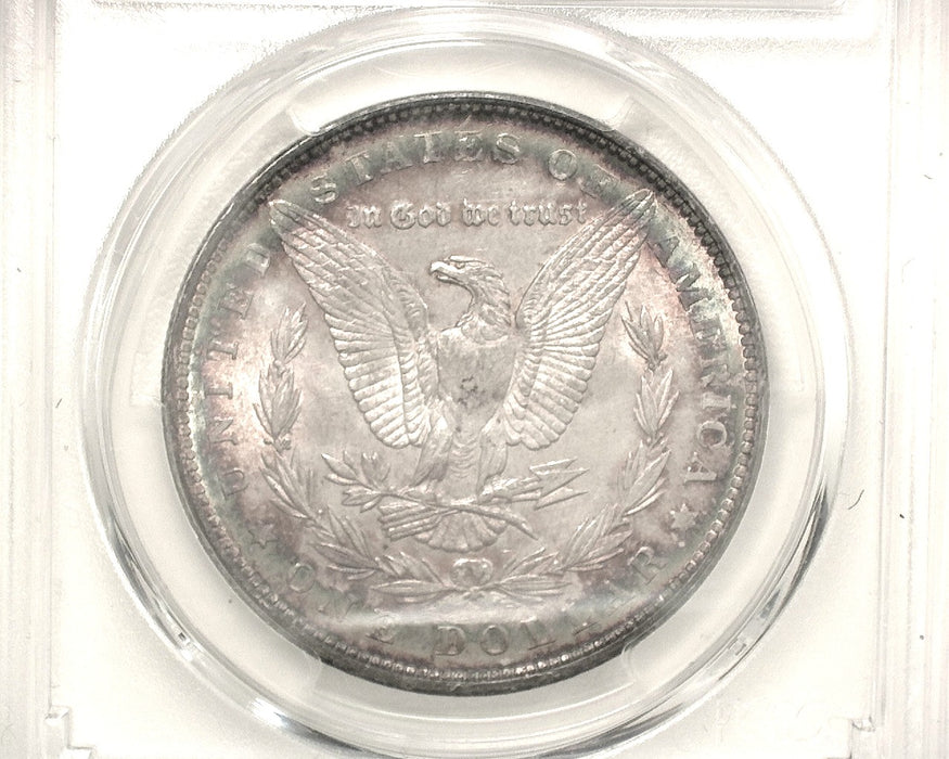 1878 7 tail feathers Morgan Dollar PCGS - AU55 REV-79 REV-79 - US Coin