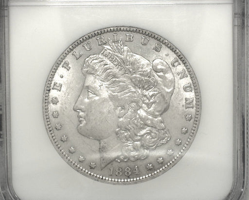 HS&C: 1884 O Morgan Dollar AU Binion Collection. Coin