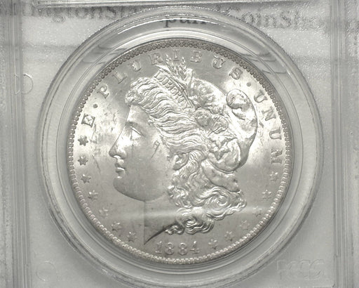 HS&C: 1884 O Morgan Dollar PCGS - MS-63 Coin