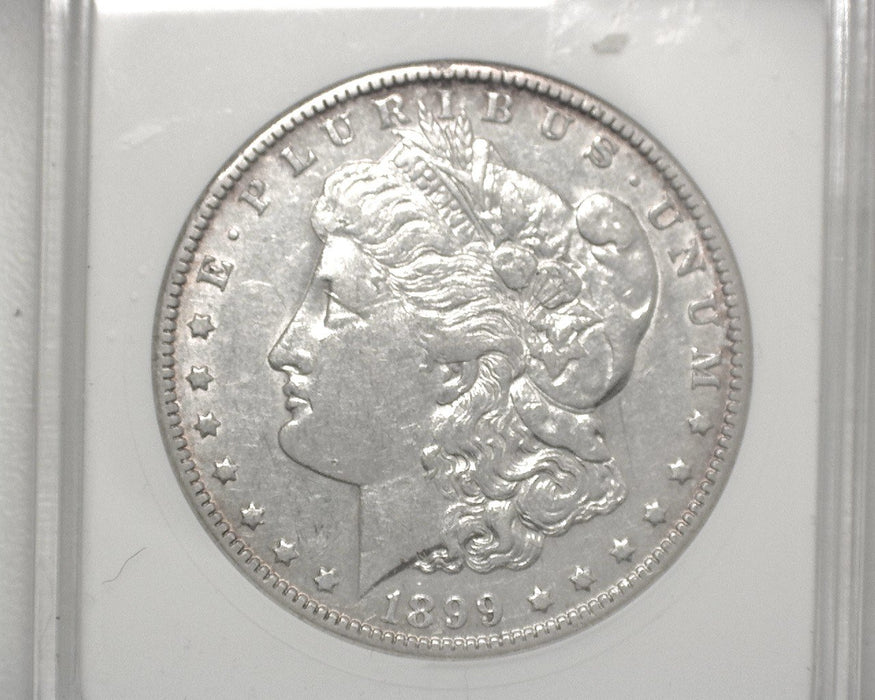 HS&C: 1899 O  Morgan Dollar ANAC S AU-50 MICRO-00 Cleaned Coin