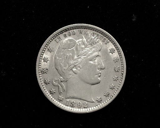 HS&C: 1892   Barber Quarter AU  Coin