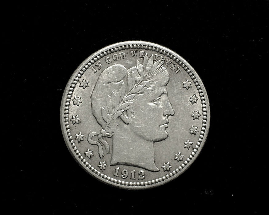 HS&C: 1912   Barber Quarter AU  Coin