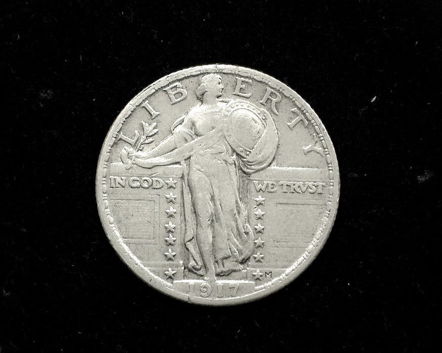 HS&C: 1917  TY1 Standing Liberty Quarter XF  Coin