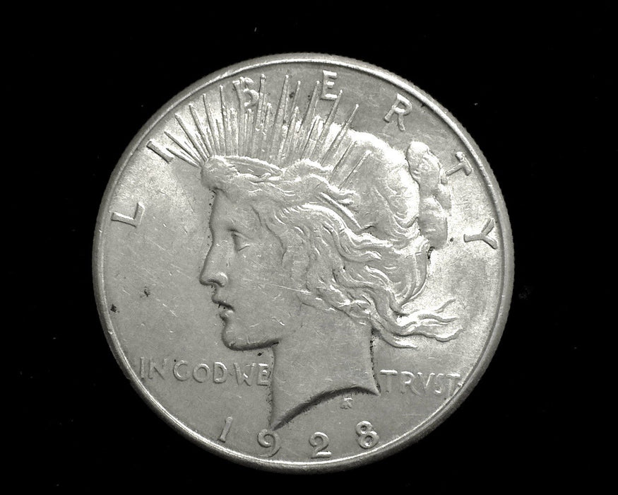 HS&C: 1928 S  Peace Dollar UNC  Coin