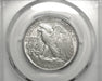 HS&C: 1943   Walking Liberty Half Dollar PCGS AU58+  Coin