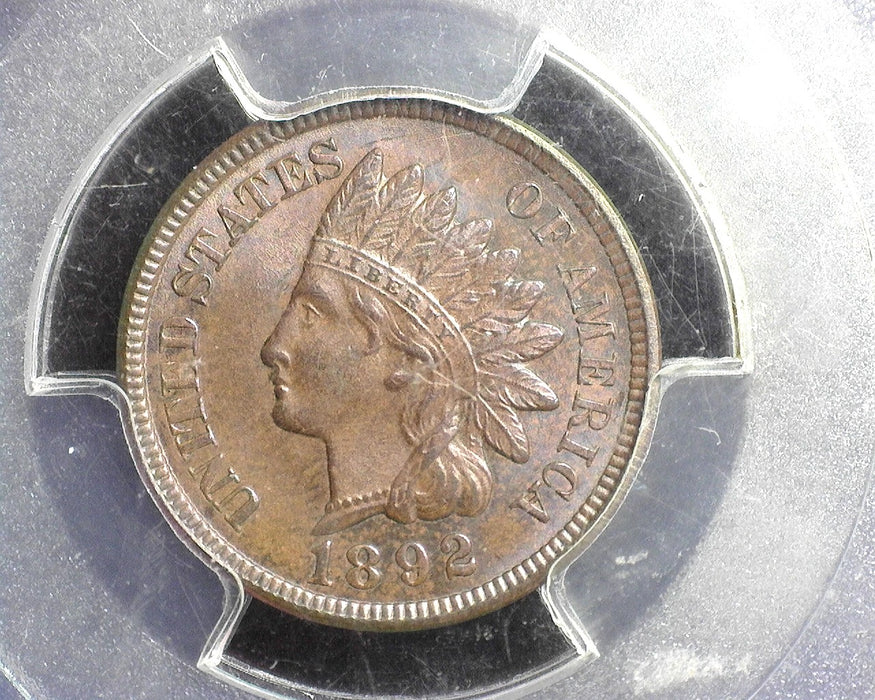 1892 Indian Head Penny/Cent PCGS MS64 BN - US Coin