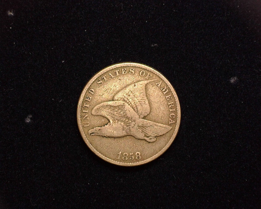 1858 Flying Eagle Penny/Cent F Small Letter.