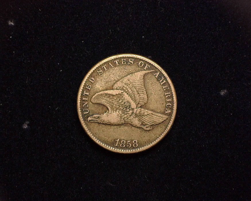 1858 Flying Eagle Penny/Cent VF Small Letter.