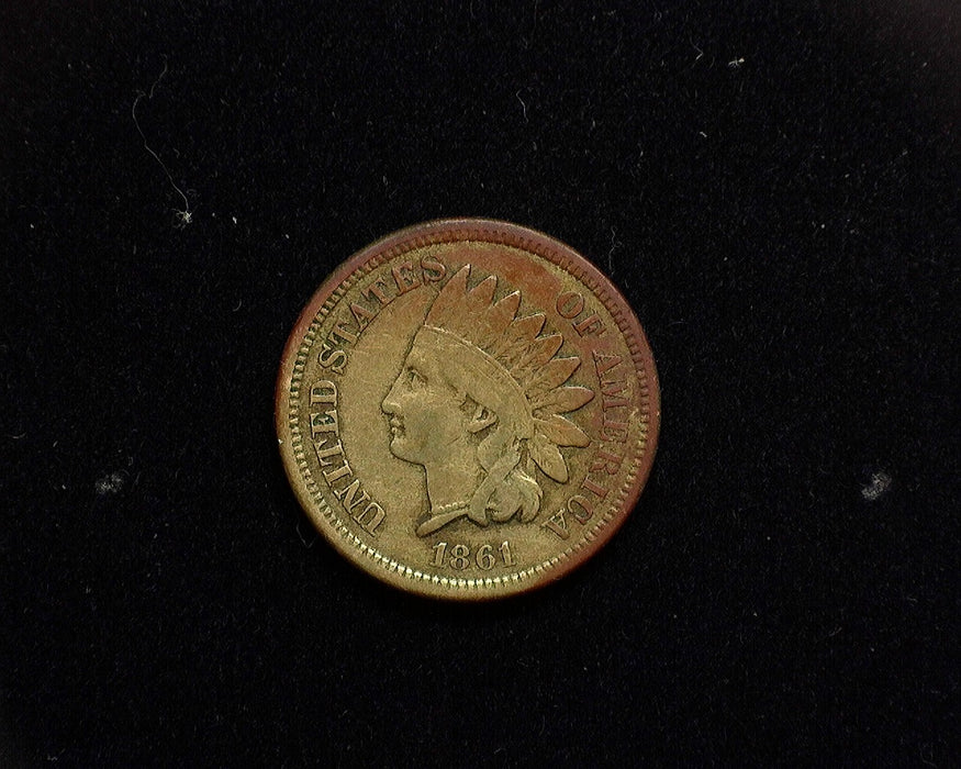 1861 Indian Head Penny/Cent F - US Coin