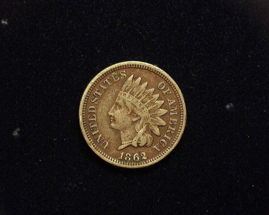 1862 Indian Head Penny/Cent F - US Coin