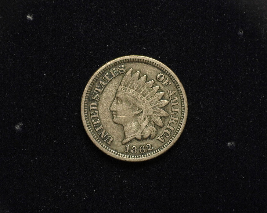 1862 Indian Head Penny/Cent F - US Coin