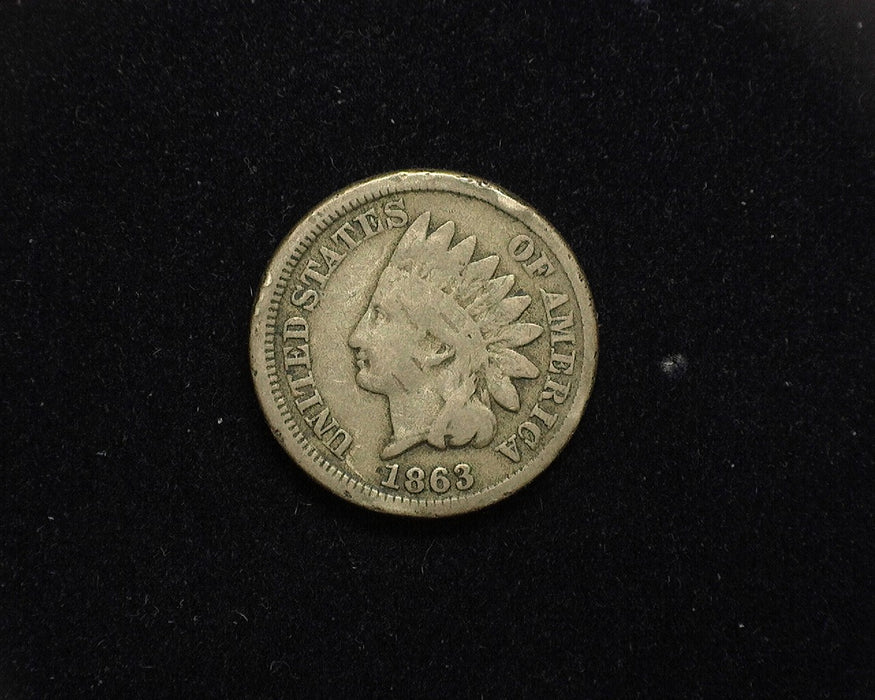 1863 Indian Head Penny/Cent VG - US Coin