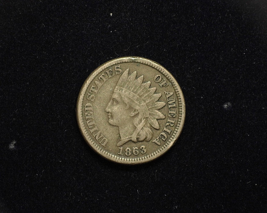 1863 Indian Head Penny/Cent F - US Coin